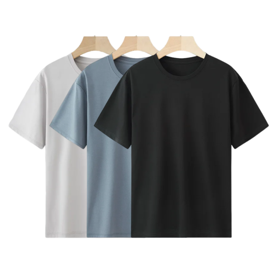 Kit de camisetas Samicce Algodão Pima® (3 peças)