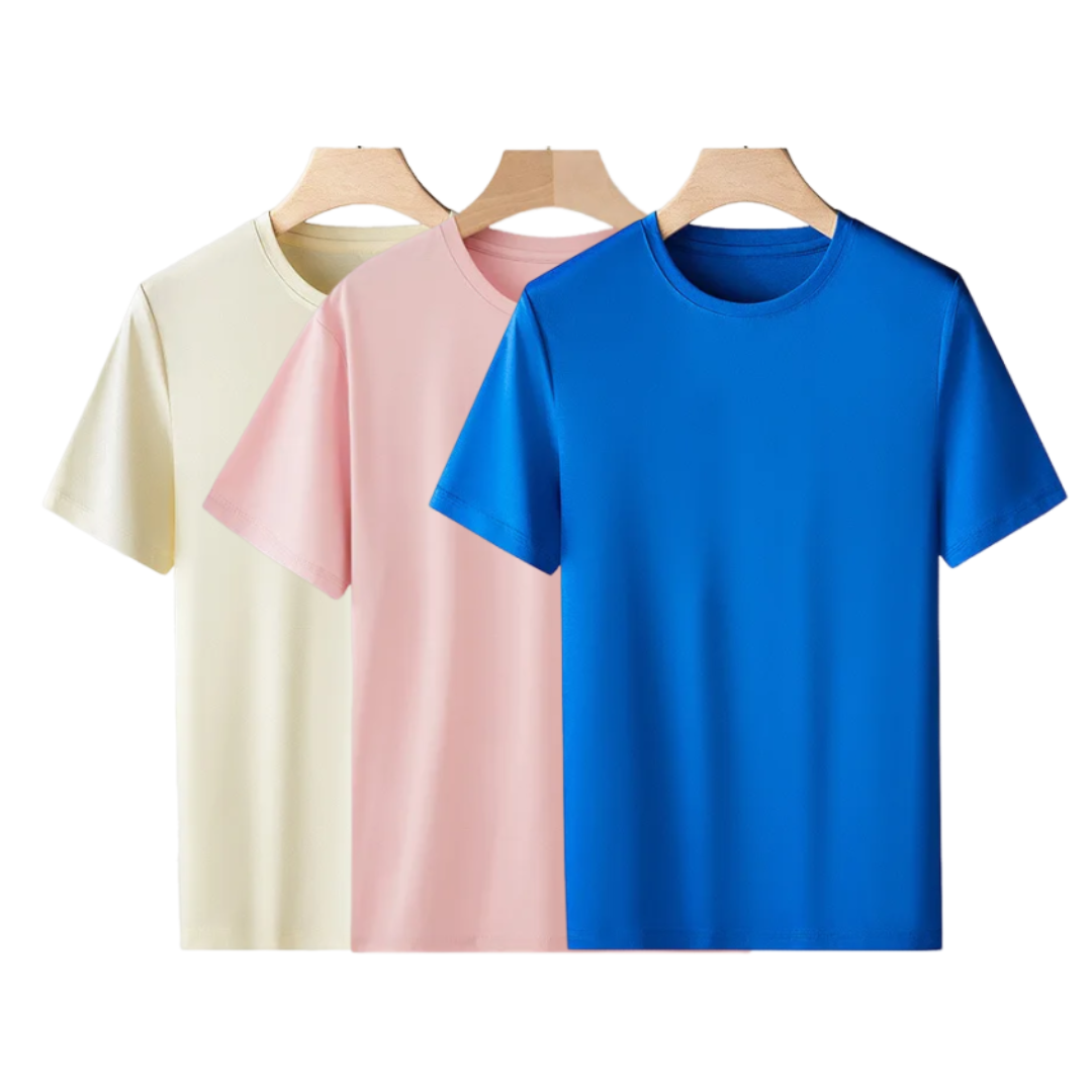 Kit de camisetas Samicce Algodão Pima® (3 peças)