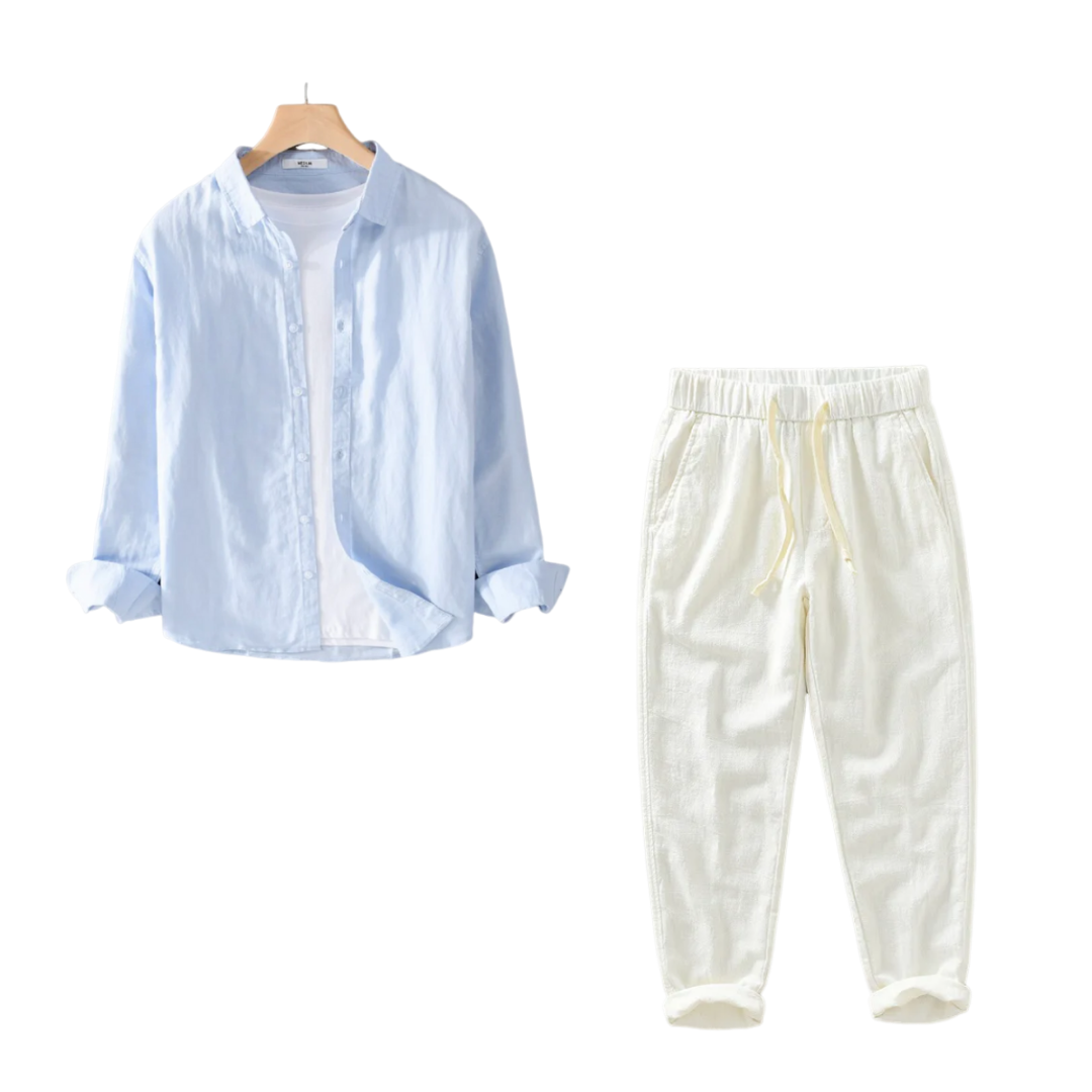 Kit Samicce® (Camisa Conrado e calça em linho)