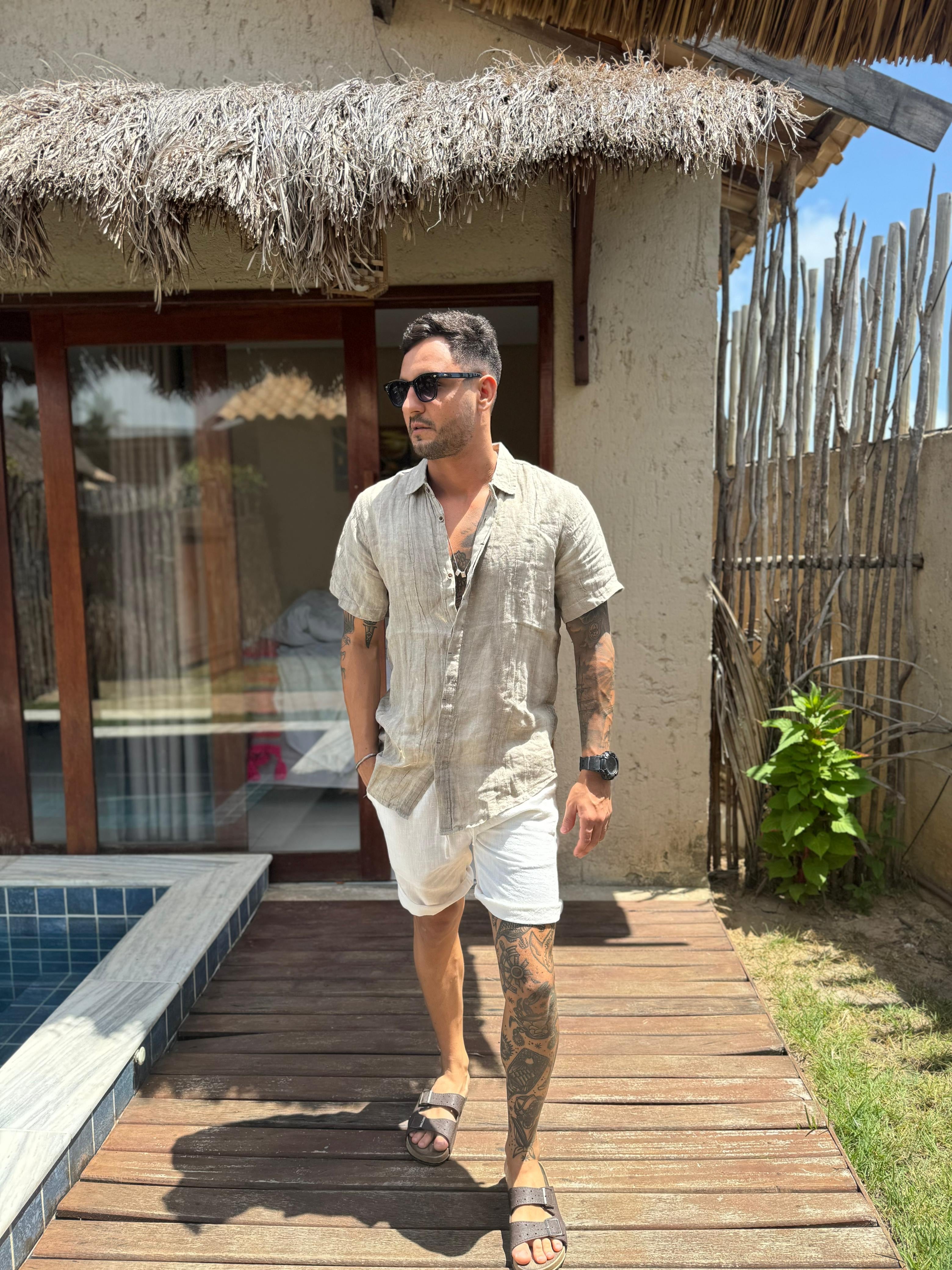 Camisa Samicce São Bento® - Puro linho