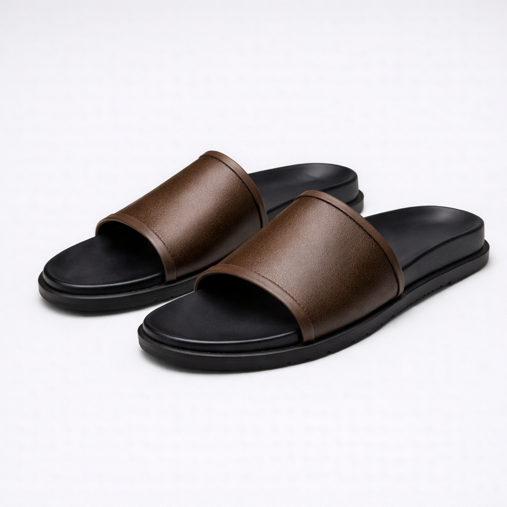 Slide em Couro Samicce Malibu®