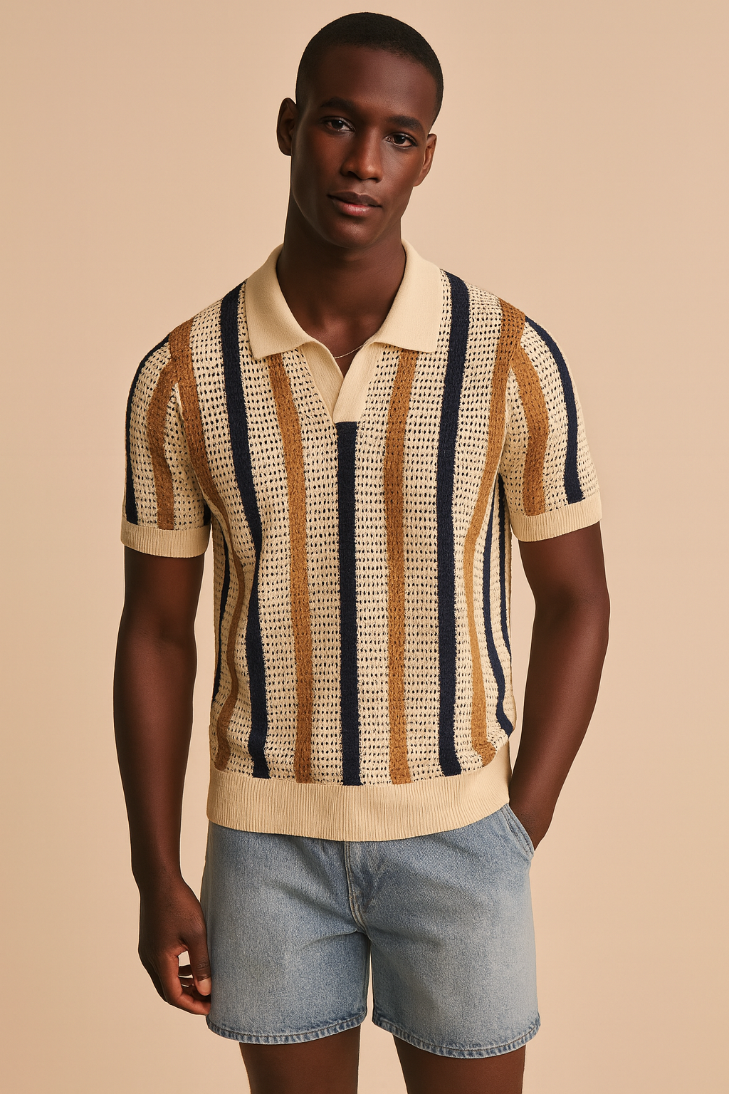 Camisa Crochê Samicce® S0954