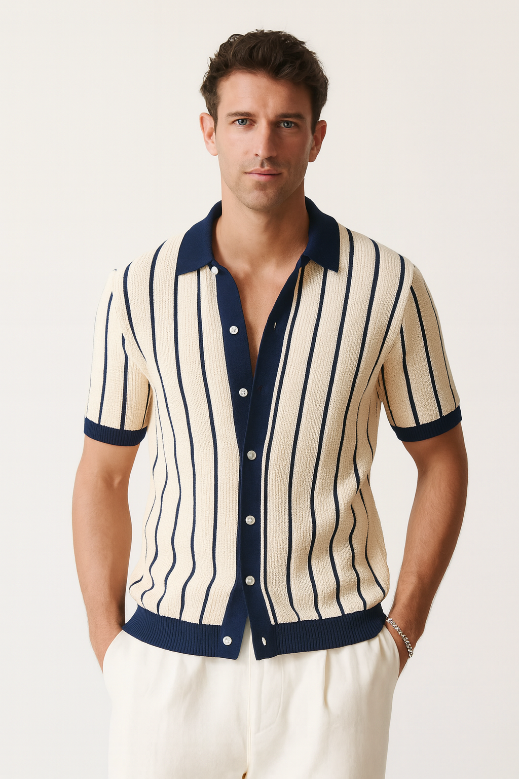 Camisa tricot Samicce® S0918