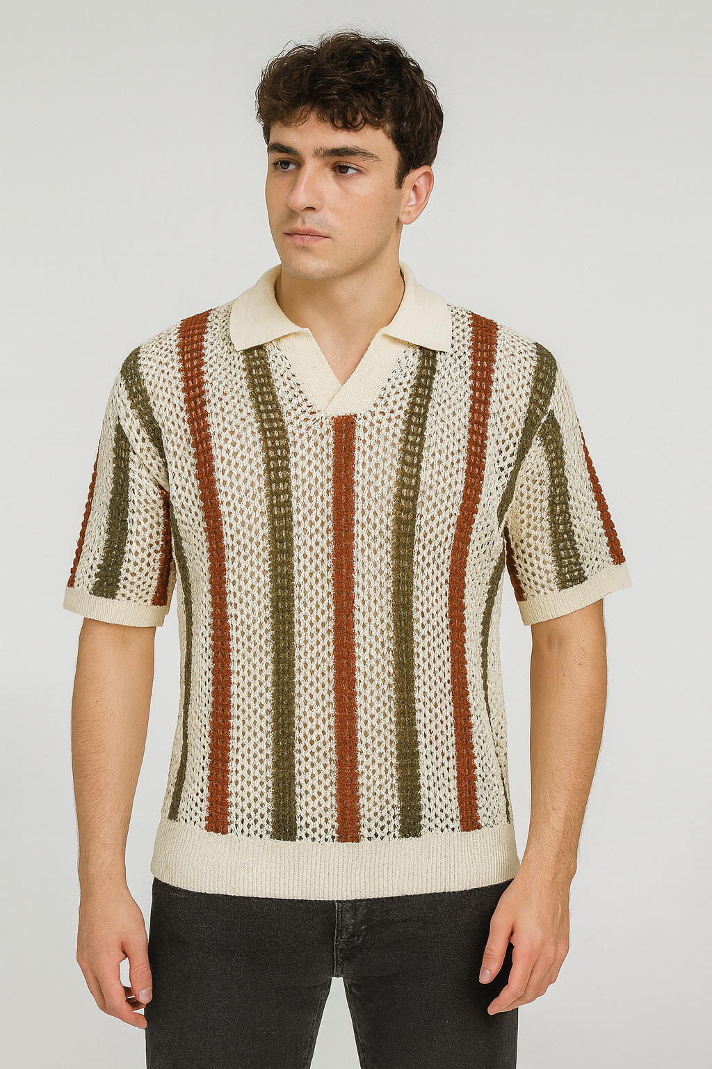 Camisa Crochê Samicce® S0954