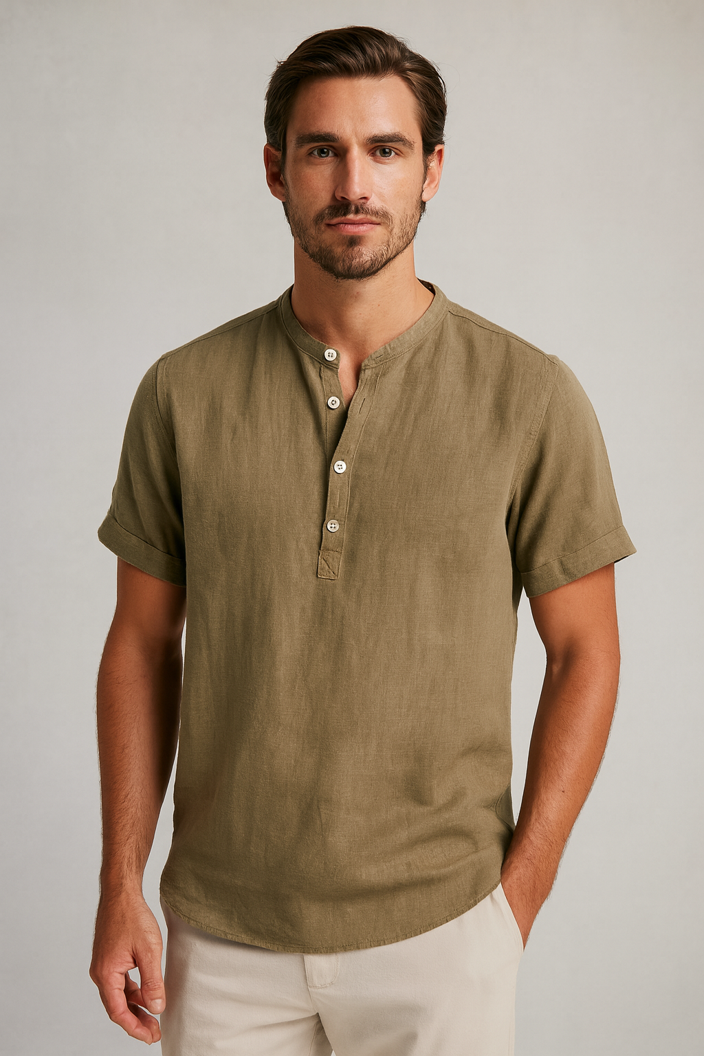 Camisa Samicce Caledon® - Puro linho