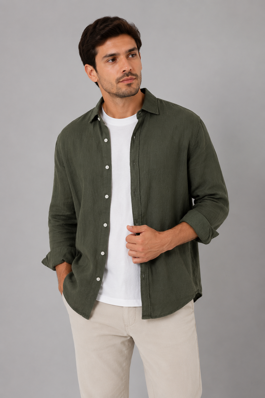 Camisa Samicce Indaiatuba® - puro linho