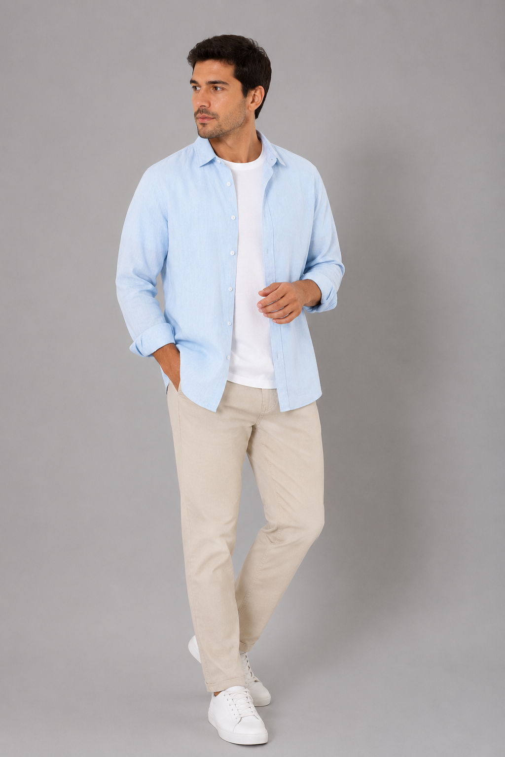 Camisa Samicce Indaiatuba® - puro linho