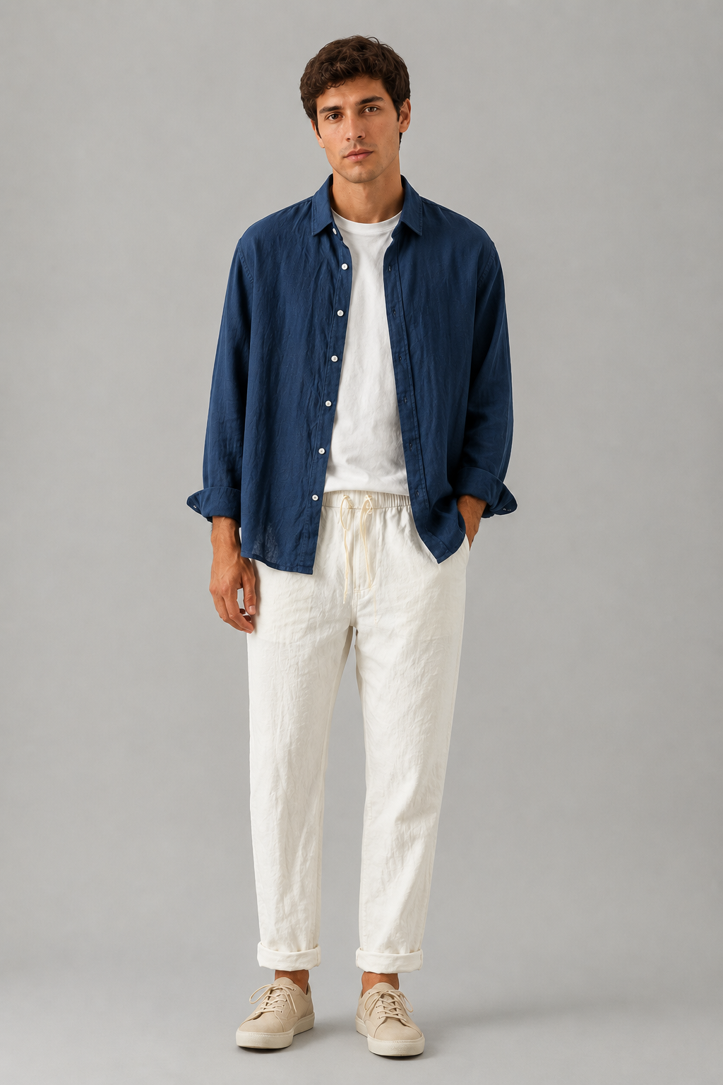 Kit Samicce® (Camisa Conrado e calça em linho)