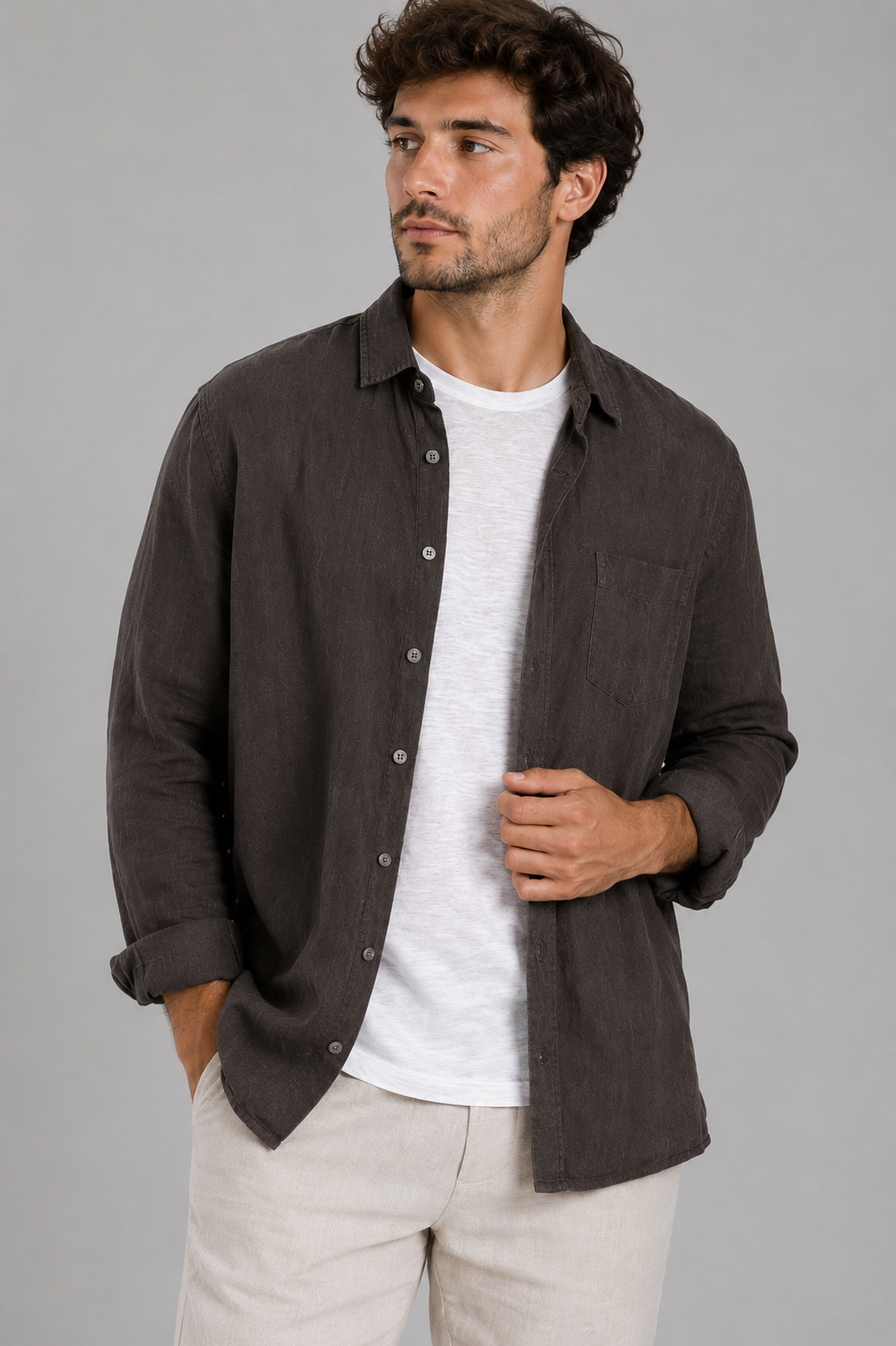 Camisa Samicce Ibirapuera® - Puro linho