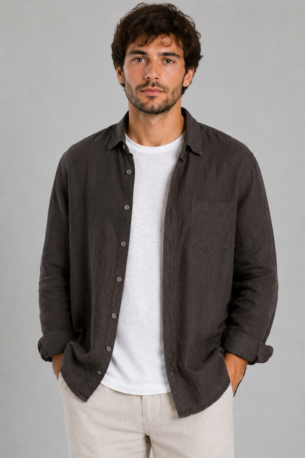 Camisa Samicce Ibirapuera® - Puro linho
