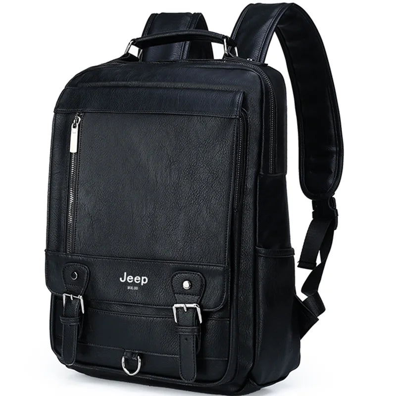 Mochila em Couro Samicce® S047- Versão JeepBuluo