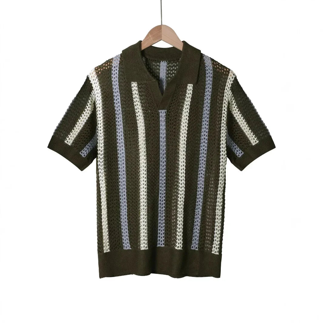 Camisa Crochê Samicce® S0954