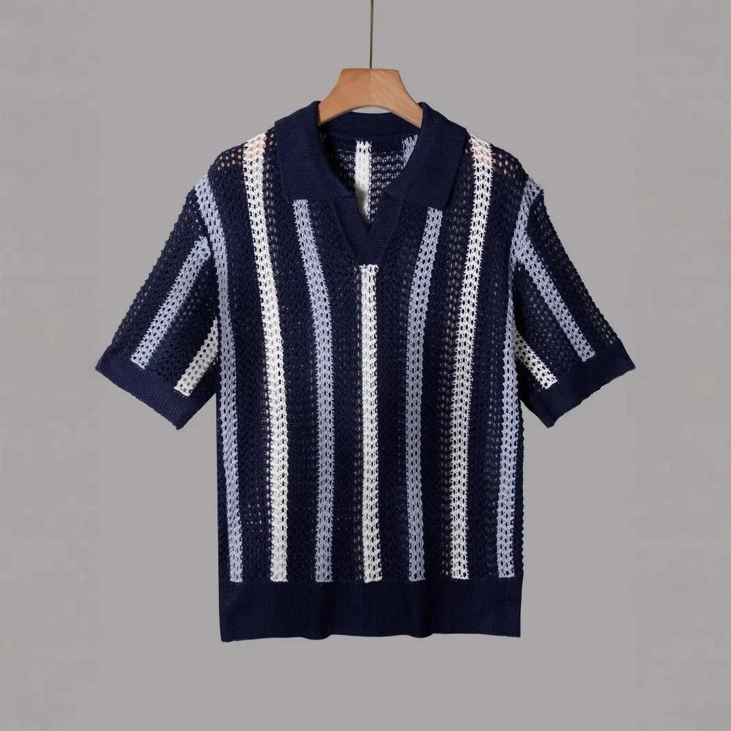 Camisa Crochê Samicce® S0954