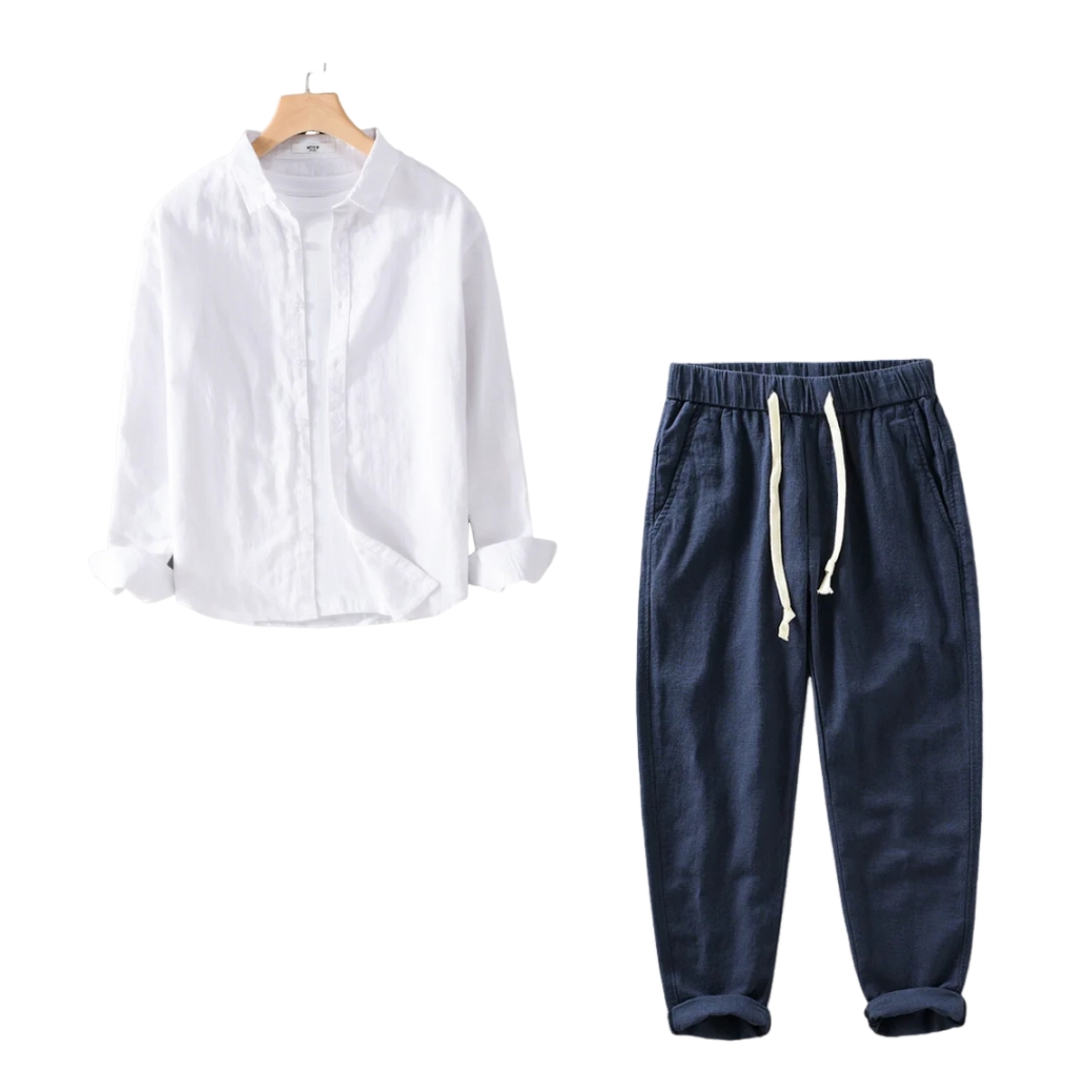 Kit Samicce® (Camisa Conrado e calça em linho)