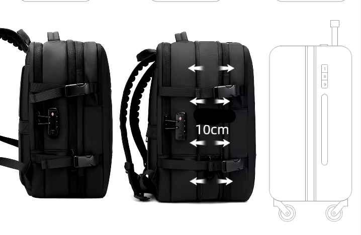 Mochila de Compressão a vácuo Samicce® Acompanha compressor portátil recarregável