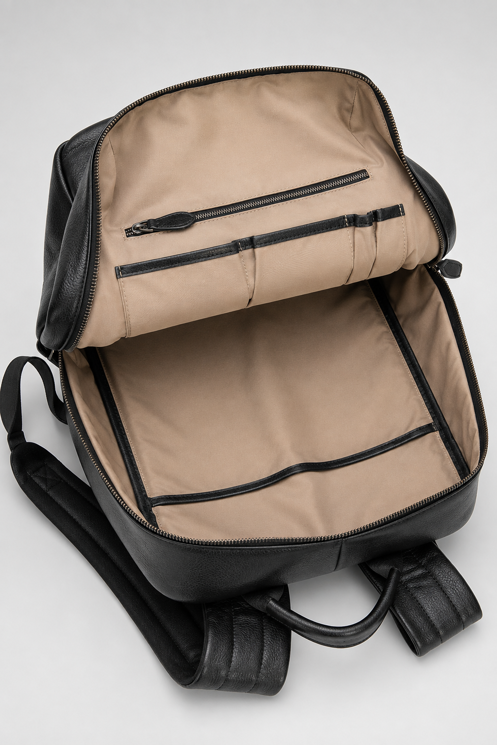 Mochila em couro legítimo Madrid®