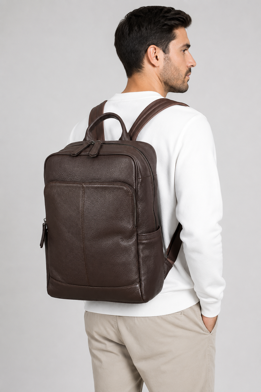 Mochila em couro legítimo Legacy®