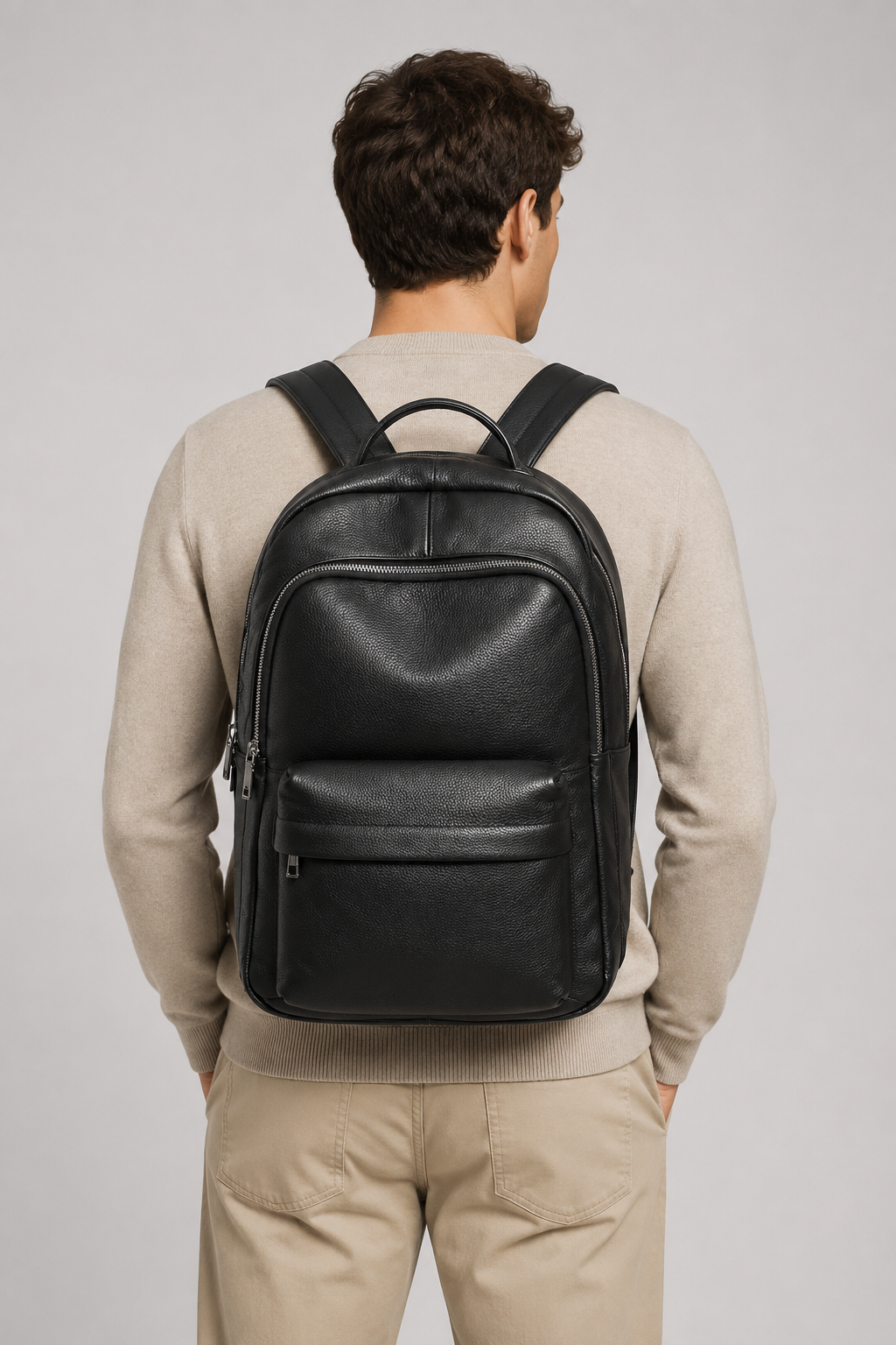 Mochila em couro legítimo Zurich®