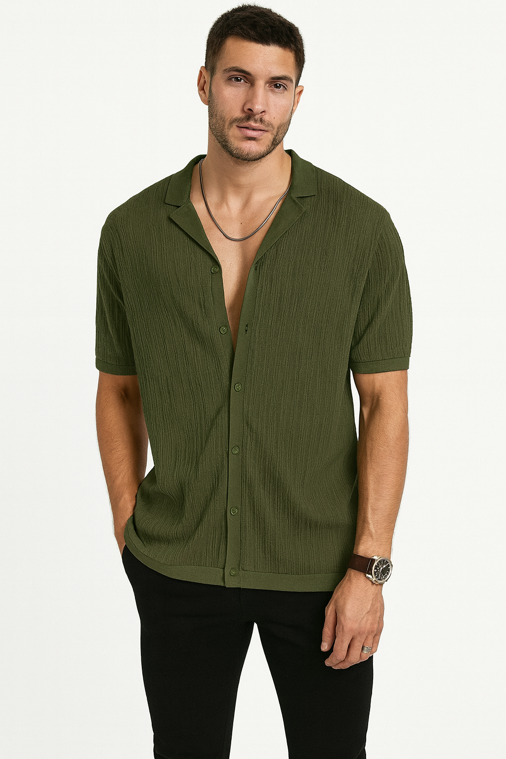 Camisa tricot Samicce® S0987