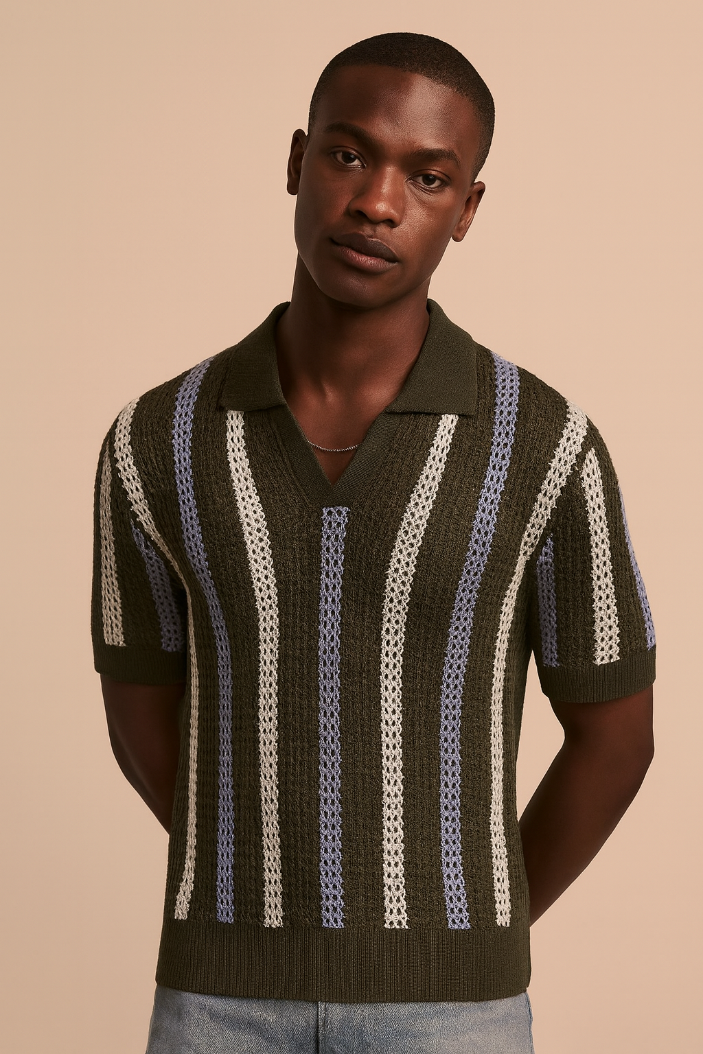 Camisa Crochê Samicce® S0954