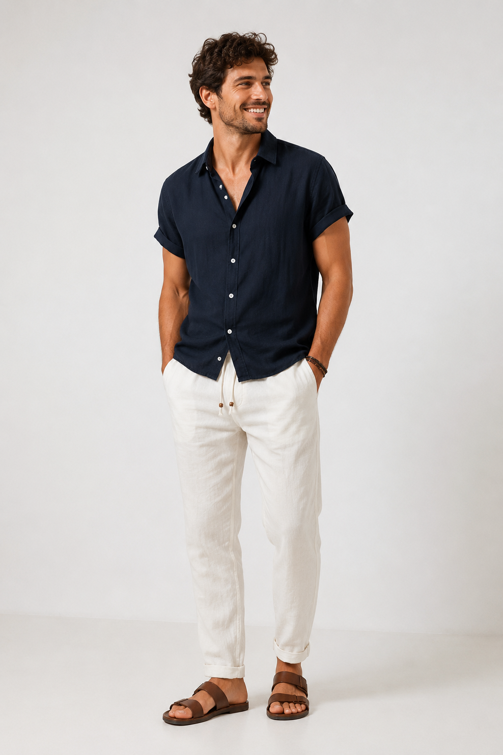 Kit Samicce® (Camisa Teresina e calça em linho)