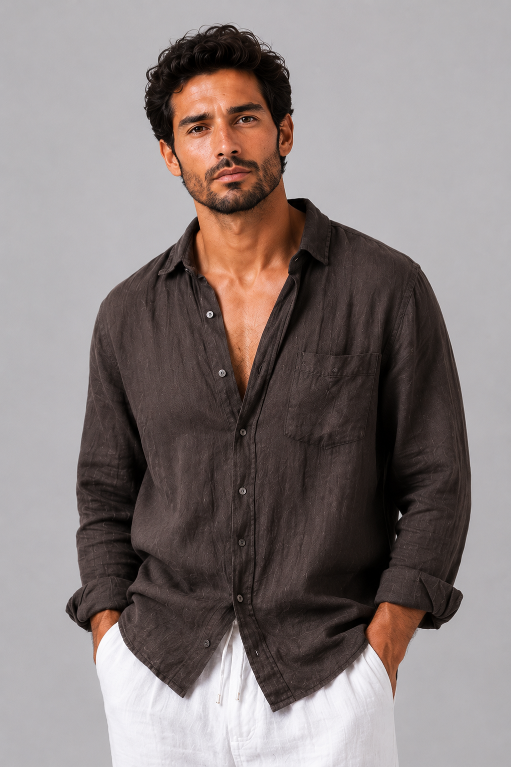 Camisa Samicce Ibirapuera® - Puro linho