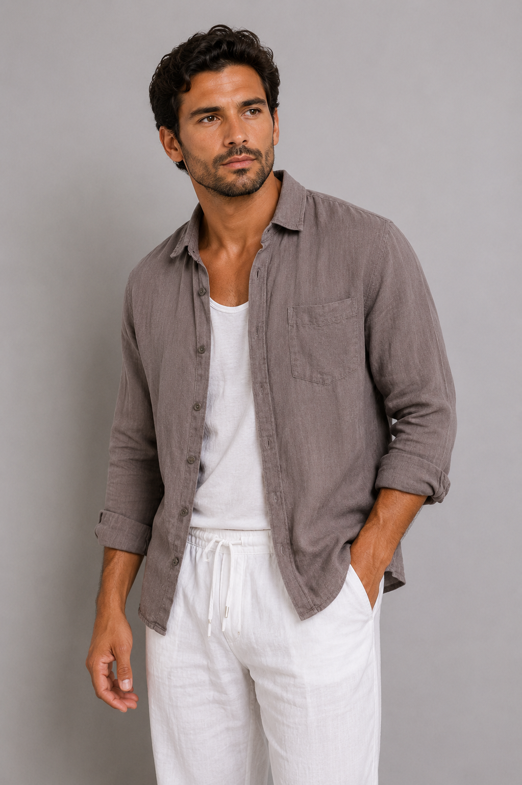 Camisa Samicce Ibirapuera® - Puro linho