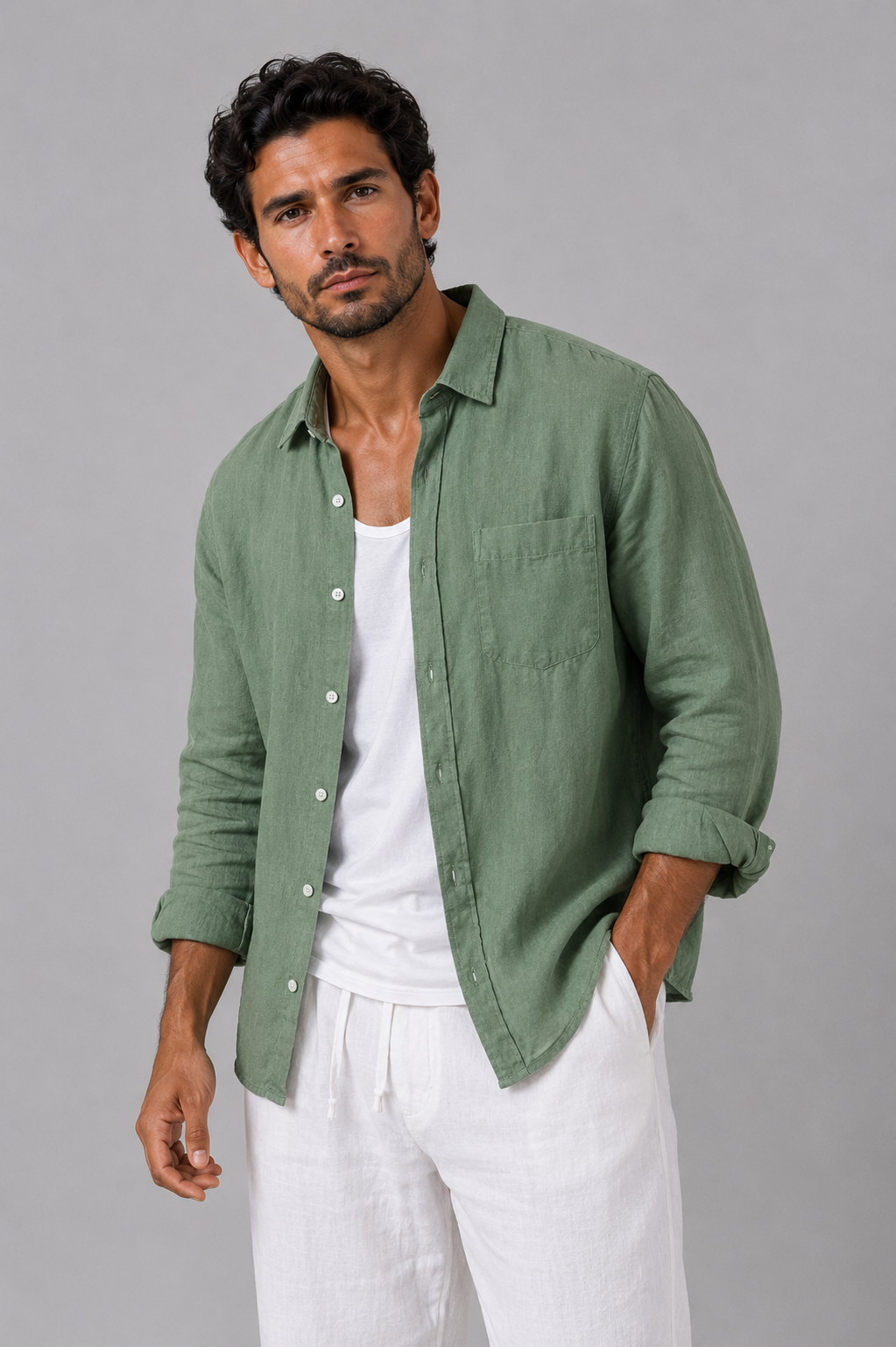Camisa Samicce Imbaú® - Puro linho