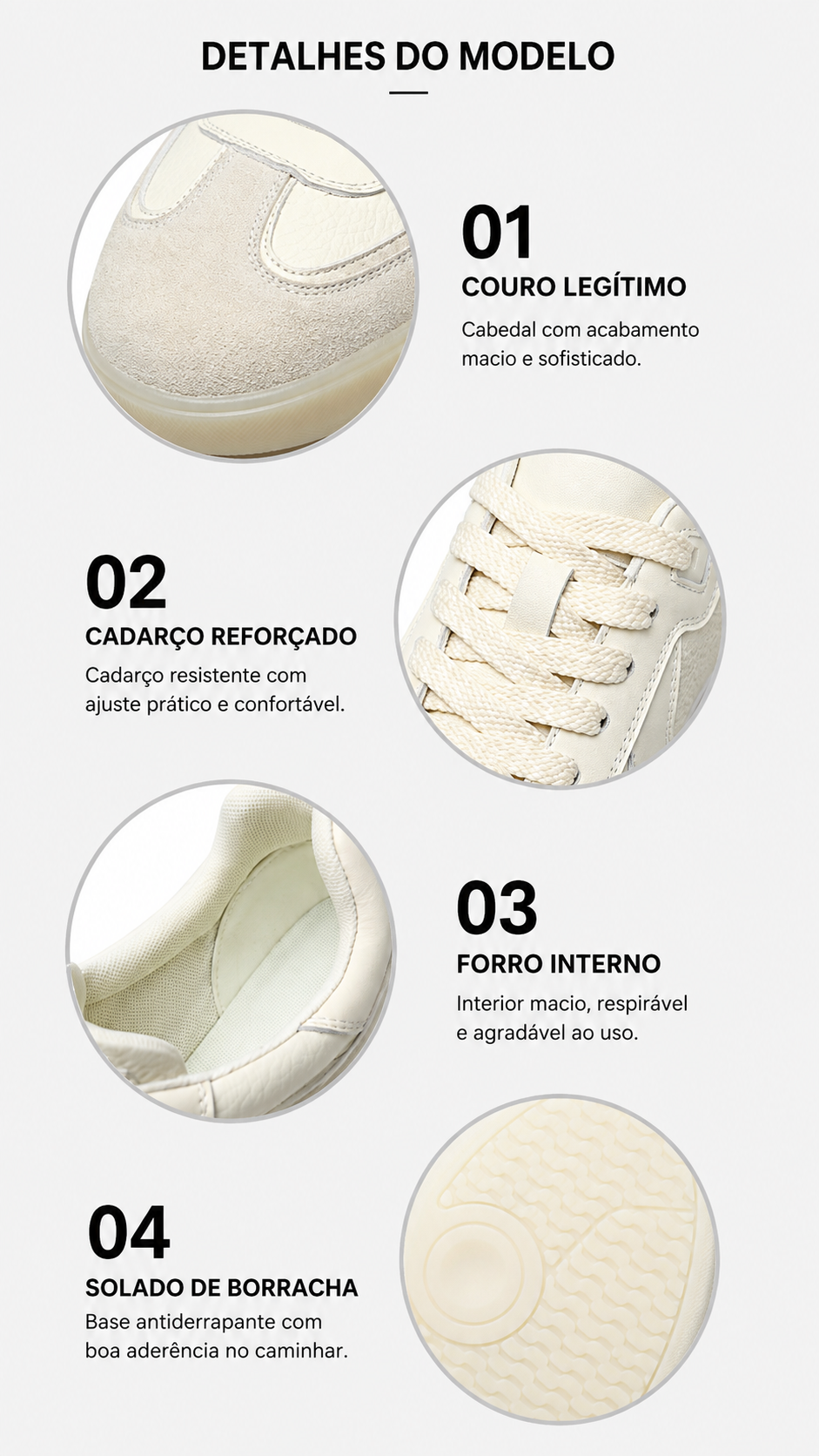 Tênis em Couro Refine®