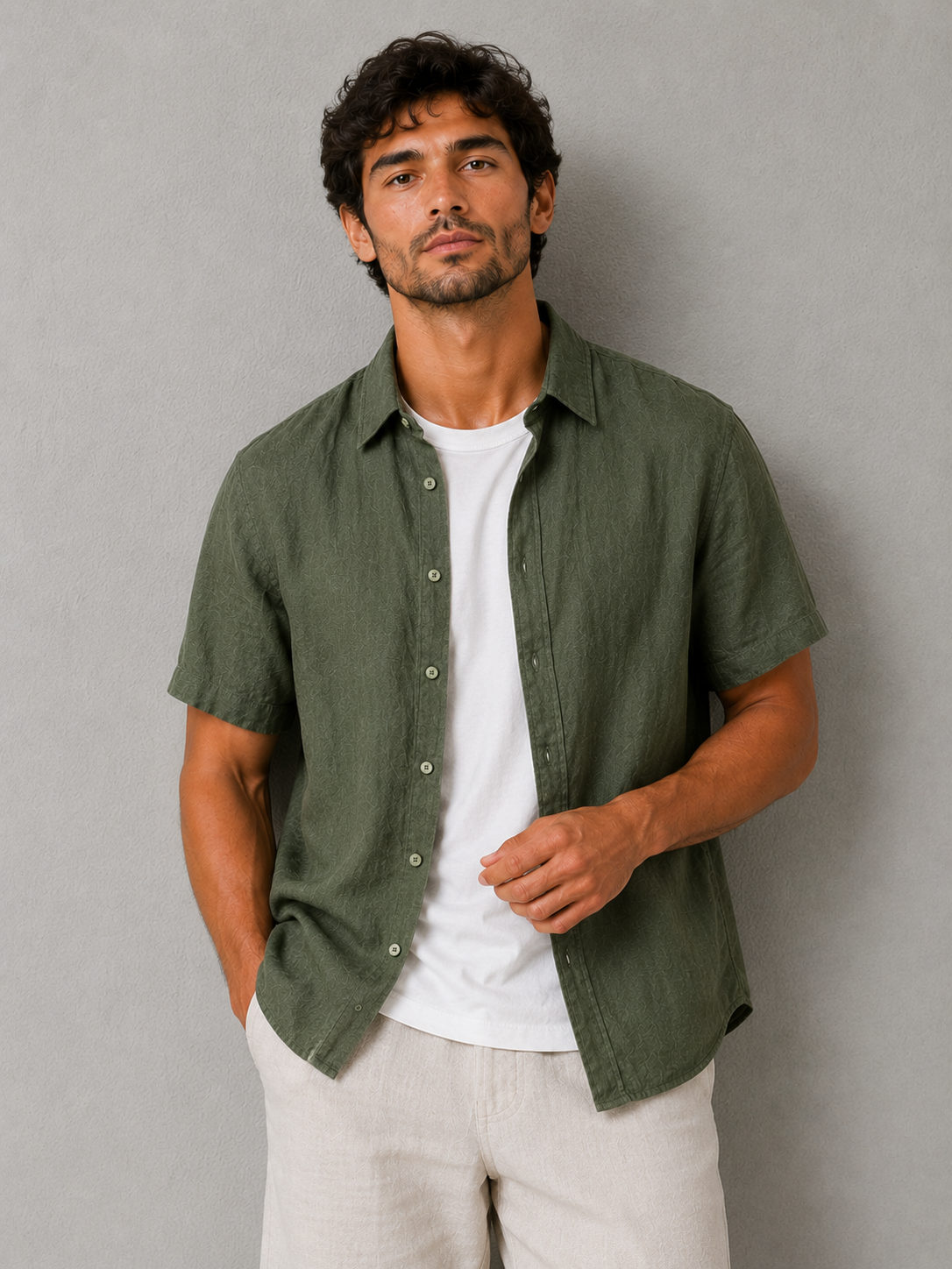 Camisa Samicce Traipu® - Puro linho