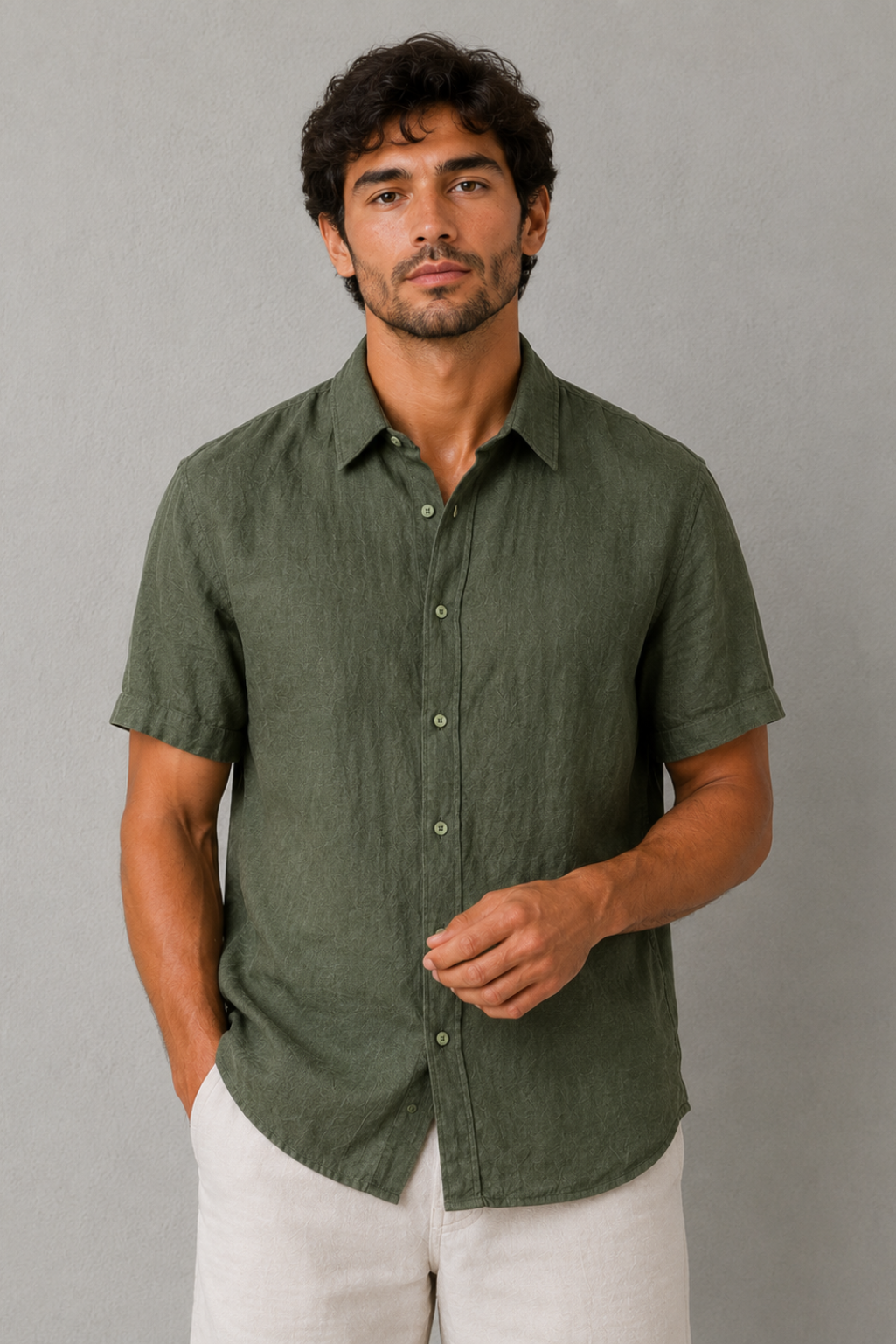 Camisa Samicce Traipu® - Puro linho