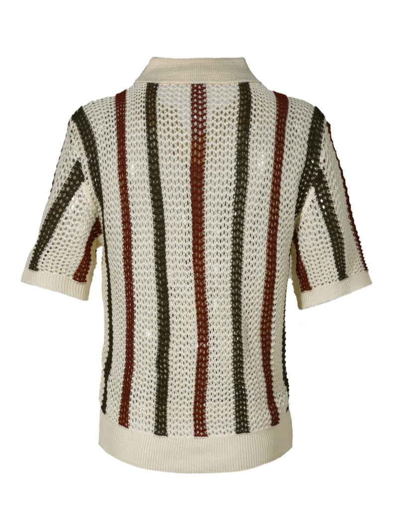 Camisa Crochê Samicce® S0954