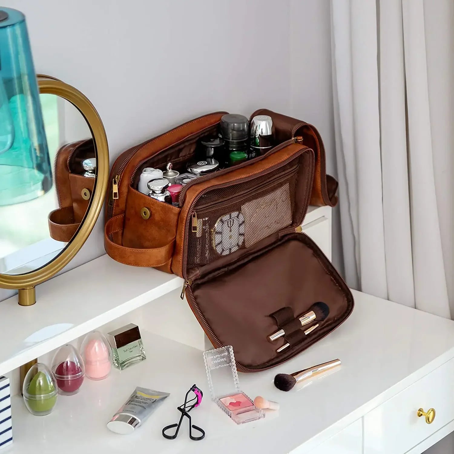 Necessaire em Couro Samicce® S034