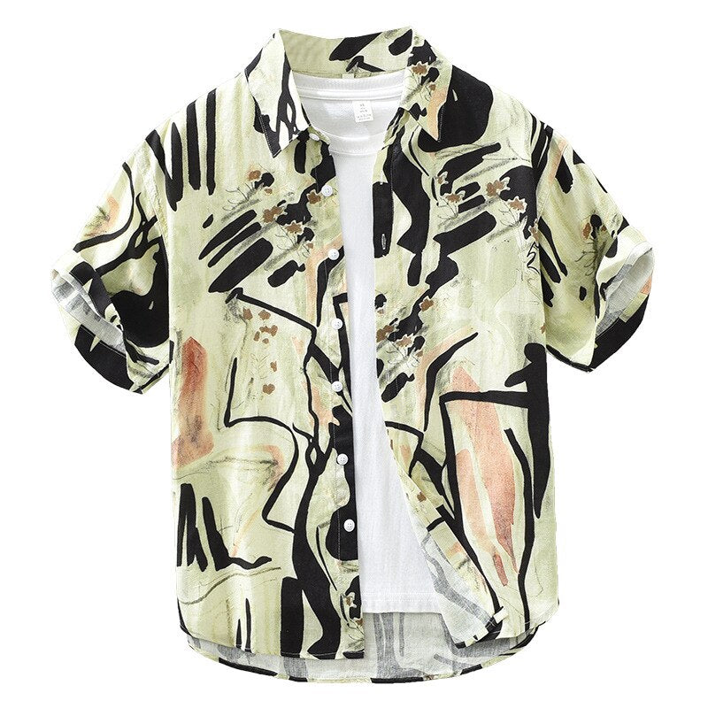 Camisa Samicce Cafeara® - Puro linho