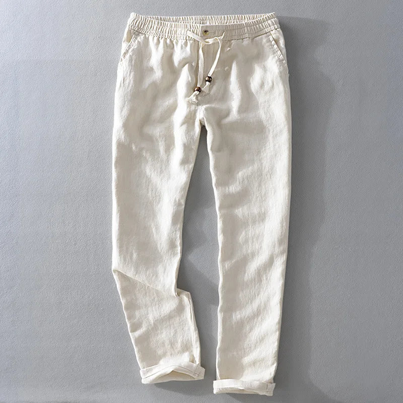Kit Samicce® (Camisa crochê e calça em linho)