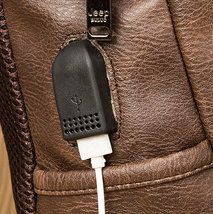 Mochila em Couro Samicce® S058- Versão JeepBuluo