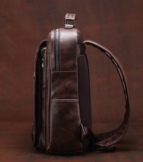 Mochila em Couro Samicce® S041- Versão JeepBuluo