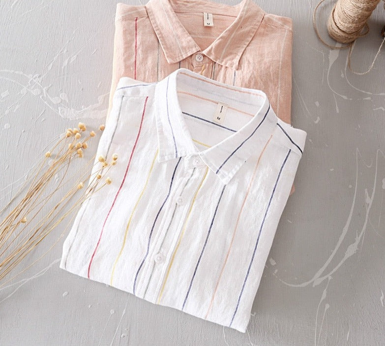 Camisa Samicce Pompéu® - Puro linho